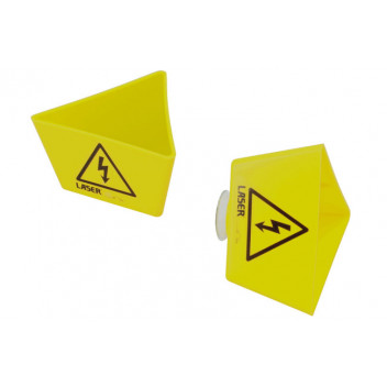 LASER Hybrid /EV Warning Sign 2pc Set