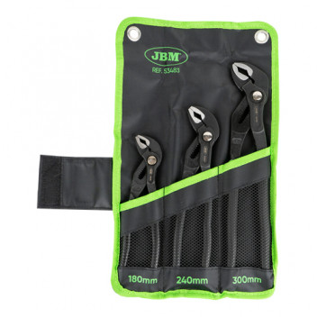 SET OF 3 ADJUSTABLE PLIERS