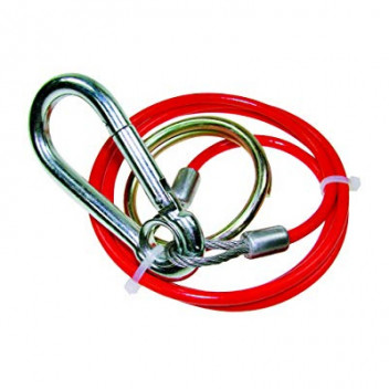 1m x 3mm Red PVC Breakaway Cable DP (1)