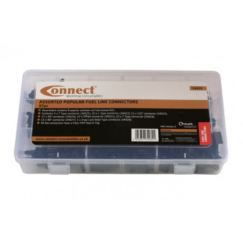 CONNECT Assorted Popular Fuel Line Connectors 85pc