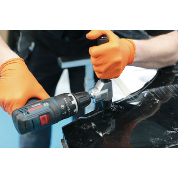 LASER Sheet Metal Nibbler - Cordless Drill Attachment