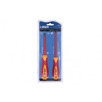 LASER VDE Insulated Screwdriver Set 2pc