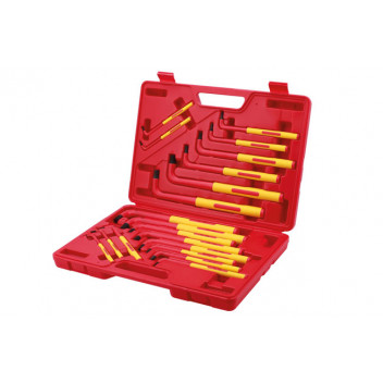 LASER VDE Extra Long Hex/Star Key Wrench 19pc