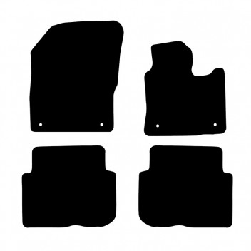 Carpet Mat Set VW TOURAN ROUND CLIP 2010-2016
