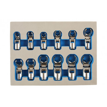 LASER Flexible Crows Foot Wrench Set 3/8D 12pc"