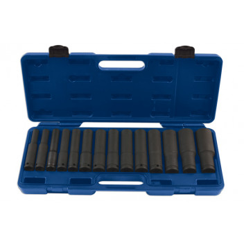 LASER Extra Deep Impact Socket Set 1/2 D14PC"