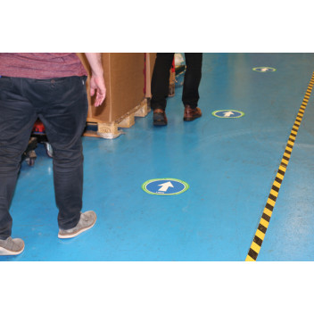 LASER Laser Tools Floor Sticker Arrow Direction 6pc