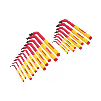 LASER VDE Extra Long Hex/Star Key Wrench 19pc