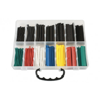 CONNECT Assorted Box of Coloured Heatshrink Box - 250pc