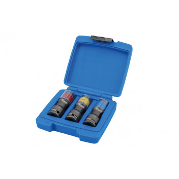 LASER Alloy Wheel Torsion Socket Set 3pc
