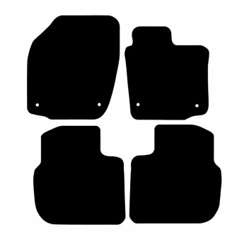 Carpet Mat Set SKODA RAPID 2012> (4 PCE) With: 30