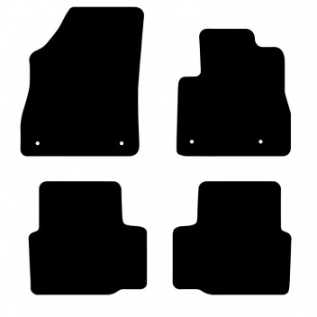Carpet Mat Set ASTRA 2015-> 4 CLIPS