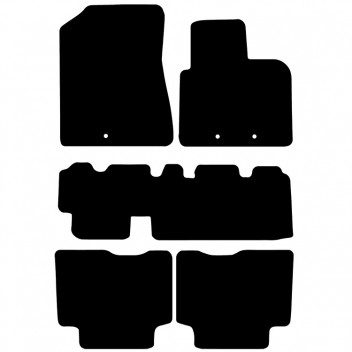 Carpet Mat Set KIA SORENTO 12>15 [7 SEAT]  (5 PIECE +