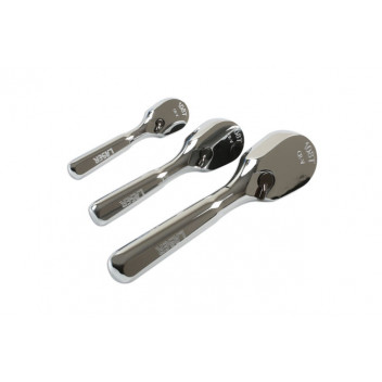 LASER Stubby Ratchet Set 3pc 108 Teeth