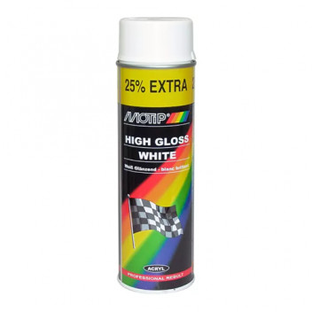 Motip Gloss White Paint 500ml