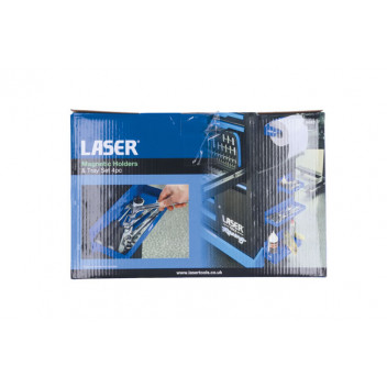 LASER Magnetic Holders & Tray Set 4pc