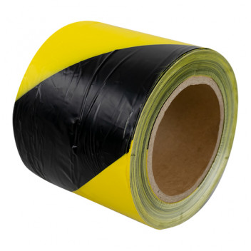 Yellow / Black Barrier Tape - 200M