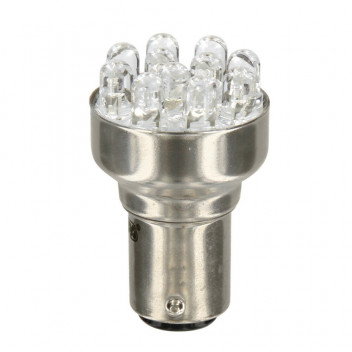 12V 21/5W Stop & Tail Bulbs RED LED Bulbs SINGLE (1) bay15d