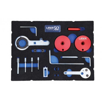 LASER Engine Timing Master Kit for Ford with Tool Box - 50th