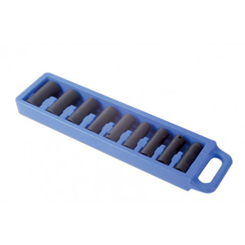 LASER Deep Socket Set Air Impact Metric 1/2D 9pc"