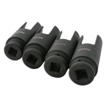 LASER Diesel Injector Nozzle Sockets 1/2D 4pc"