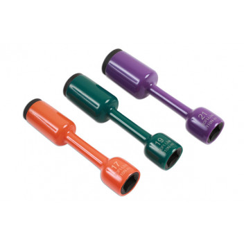 LASER Wheel Nut Torsion Socket Set 3pc