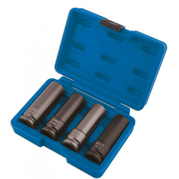 LASER Wheel Nut Socket Set 4pc