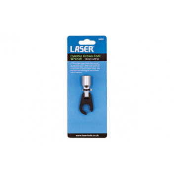 LASER Flexible Crows Foot Wrench 14mm 3/8D"