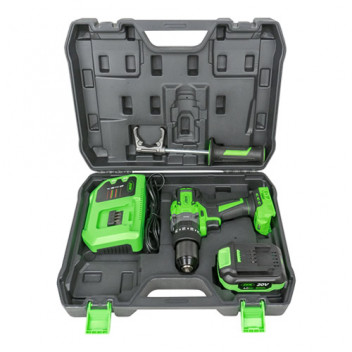 DOUBLE SPEED IMPACT DRILL WITH STORAGE CASE