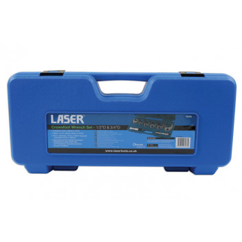 LASER Crowsfoot Wrench Set 1/2 inch & 3/4 inch drive