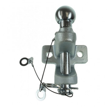 50mm Ball & Pin Hitch Coupling D20 S350 (Silver)
