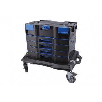 LASER Premium Stackable 2 Drawer Storage System with Top Box