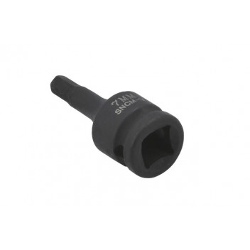 LASER Impact Socket Bit 1/2D 7mm"