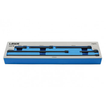 LASER Impact Extension Bar Set  1/4D 6pc"