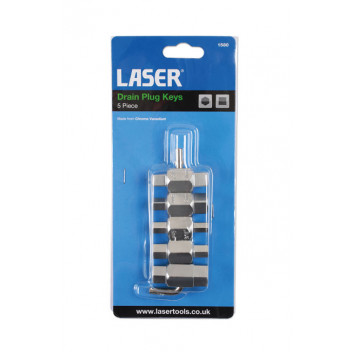 LASER Drain Plug Key Set 5pc