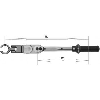 LASER Crows Foot Adaptor 3/8D"