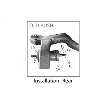 LASER Differential Bush Removal & Installation Tool Kit - fo