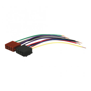 Male Radio ISO Cable Power & Speaker