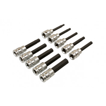 LASER Hex Bit Set 1/2D 10pc"
