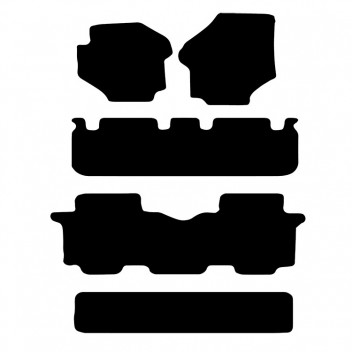 Carpet Mat Set HYUNDAI TRAJET 2000>  (5 PIECE INC BOO