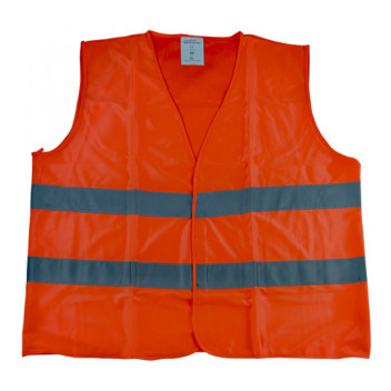 High Visibility Reflective Vest Orange / Ce