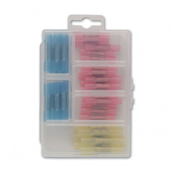 CONNECT Assorted Mini Box Heat Shrink Butt Connectors 36 Pcs