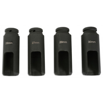 LASER Diesel Injector Nozzle Sockets 1/2D 4pc"