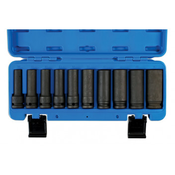 LASER Deep Impact Socket Set 10pc 1/2D"