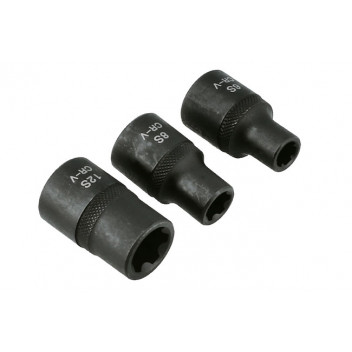 LASER Ribe Profile Socket Set 3 pc