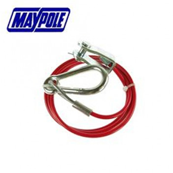 1m x 3mm Red PVC Breakaway Cable PVC (clevis fastening) DP (