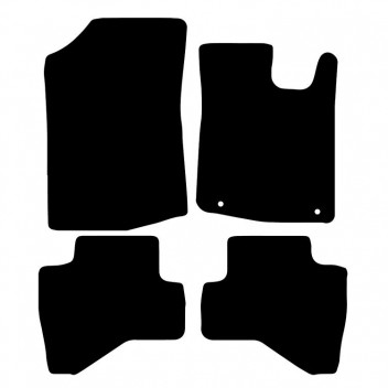 Rubber Mat Set Peugeot 107 Two Clip Version