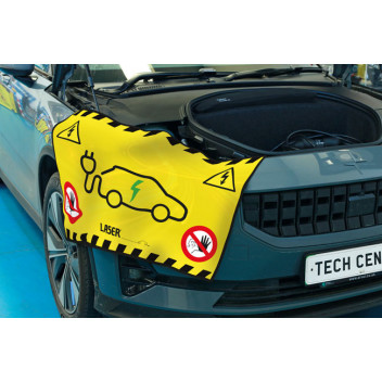 LASER Wing Cover Hybrid/EV Warning