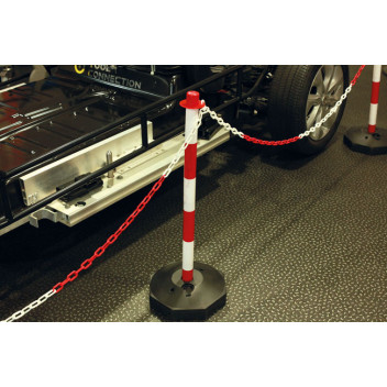 LASER Safety Barrier 4 Posts & Chain