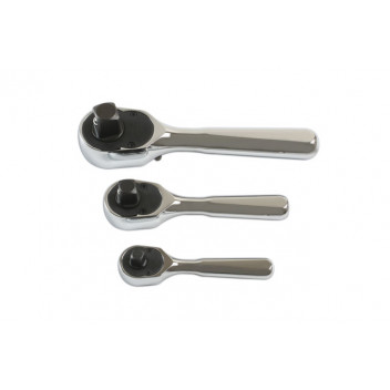 LASER Stubby Ratchet Set 3pc 108 Teeth